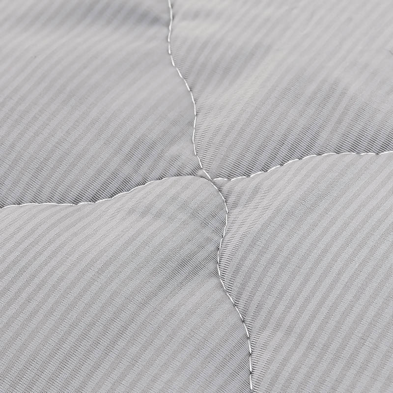 強冷感 もちふわ敷きパッド GY(グレー)シングル 100×200cm