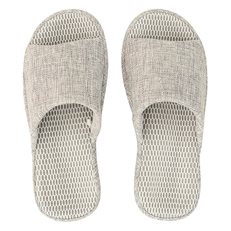 フィットする 快適メッシュスリッパ M 約23-25cm グレー