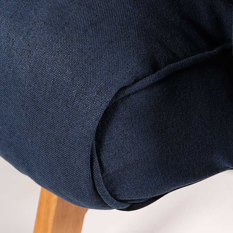 肘付き回転高座椅子 ネイビー