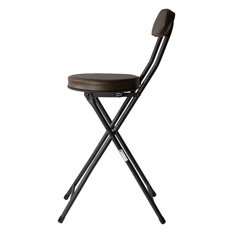 背付き おりたたみハイチェア W300×D490×H890