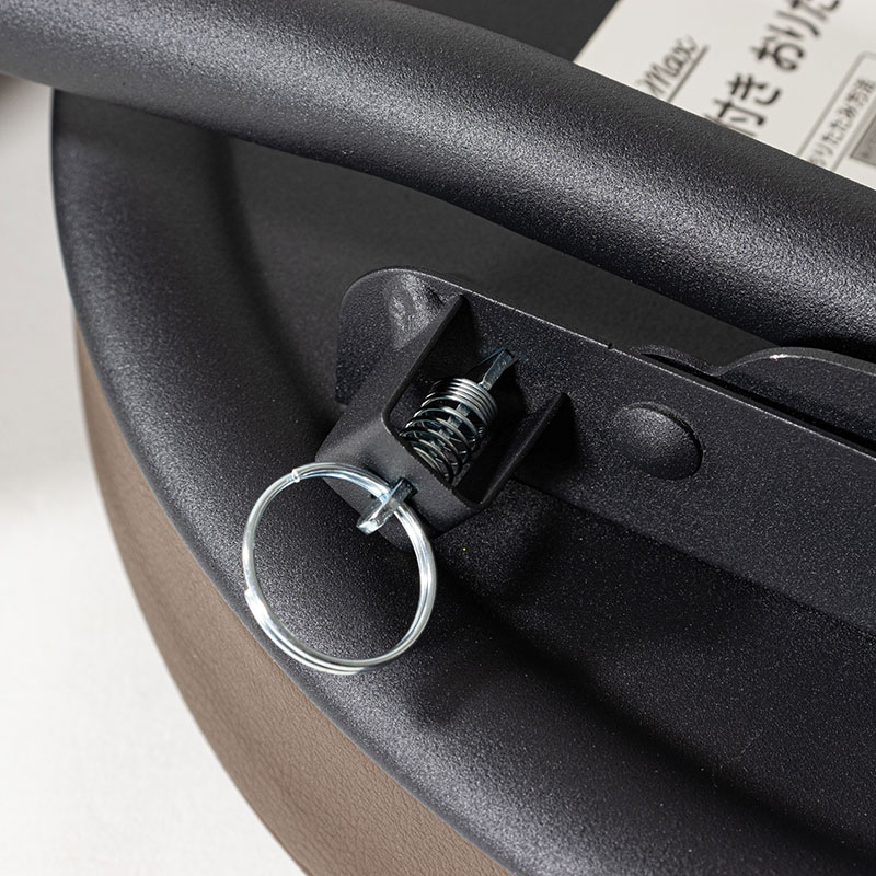 背付き おりたたみハイチェア W300×D490×H890