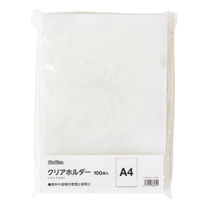 クリアホルダー A4 100枚入