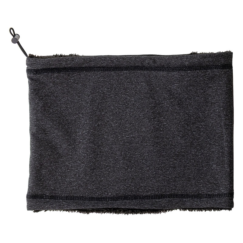 ネックウォーマー・ベア天 30×22cm 杢チャコール