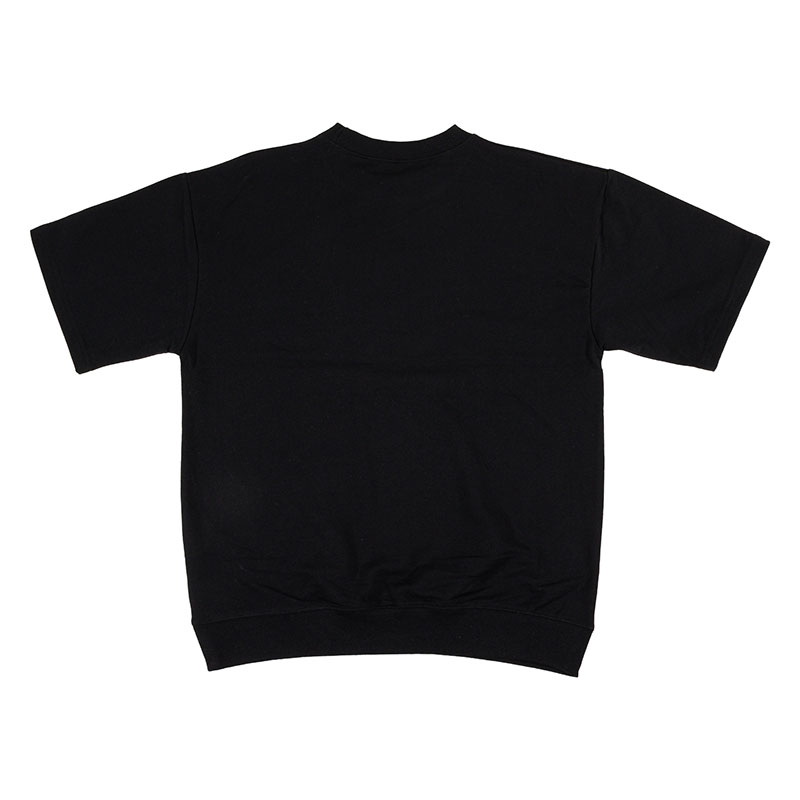 メンズ スウェットTシャツ 半袖 ブラック