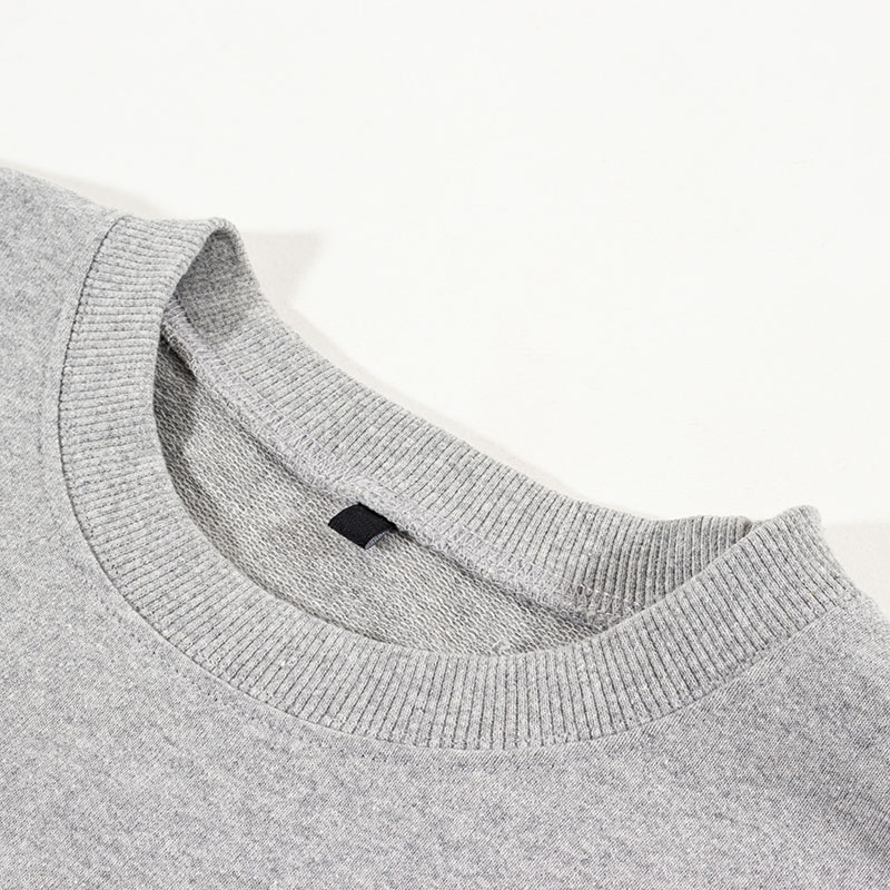 メンズ スウェットTシャツ 半袖 杢グレー