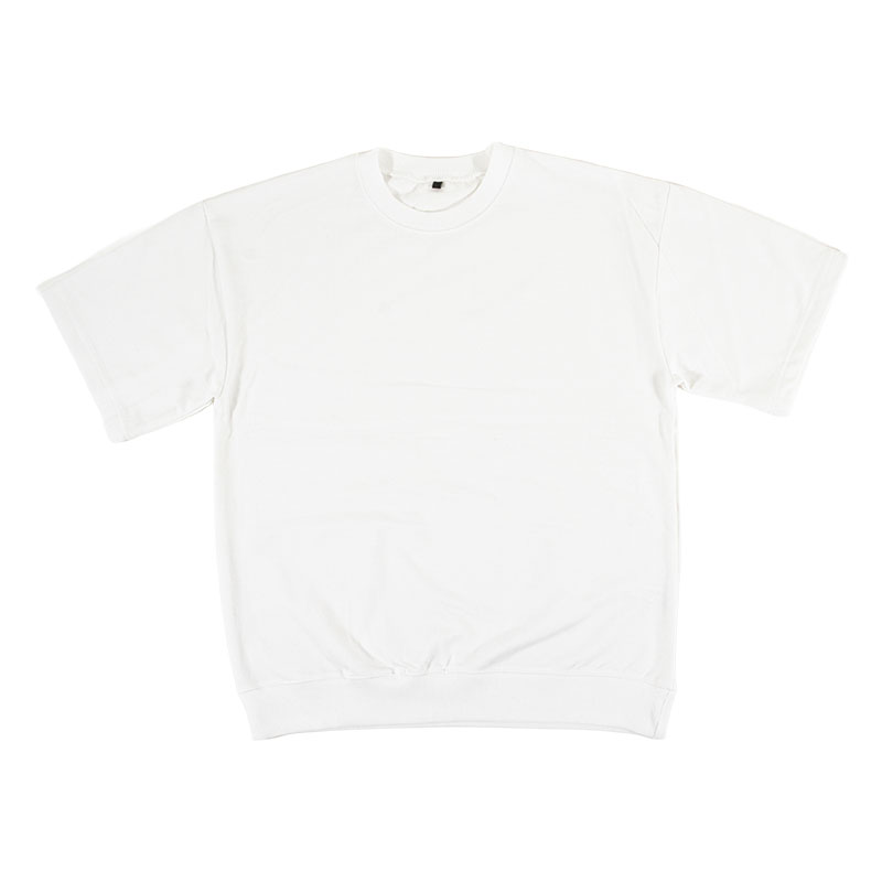 メンズ スウェットTシャツ 半袖 ホワイト