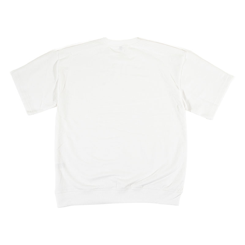 メンズ スウェットTシャツ 半袖 ホワイト