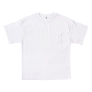 メンズ ポケット付きTシャツ 半袖 ホワイト