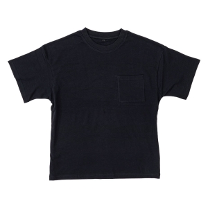 メンズ ポケット付きTシャツ 半袖 ブラック