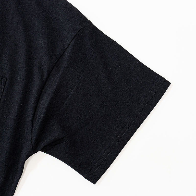 メンズ ポケット付きTシャツ 半袖 ブラック