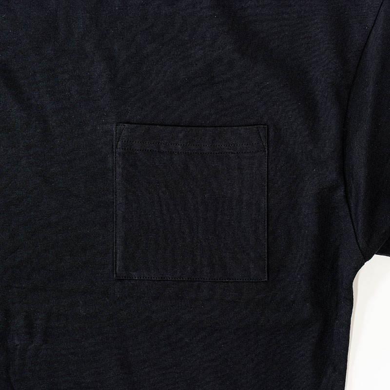 メンズ ポケット付きTシャツ 半袖 ブラック