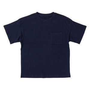 メンズ ポケット付きTシャツ 半袖 ネイビー
