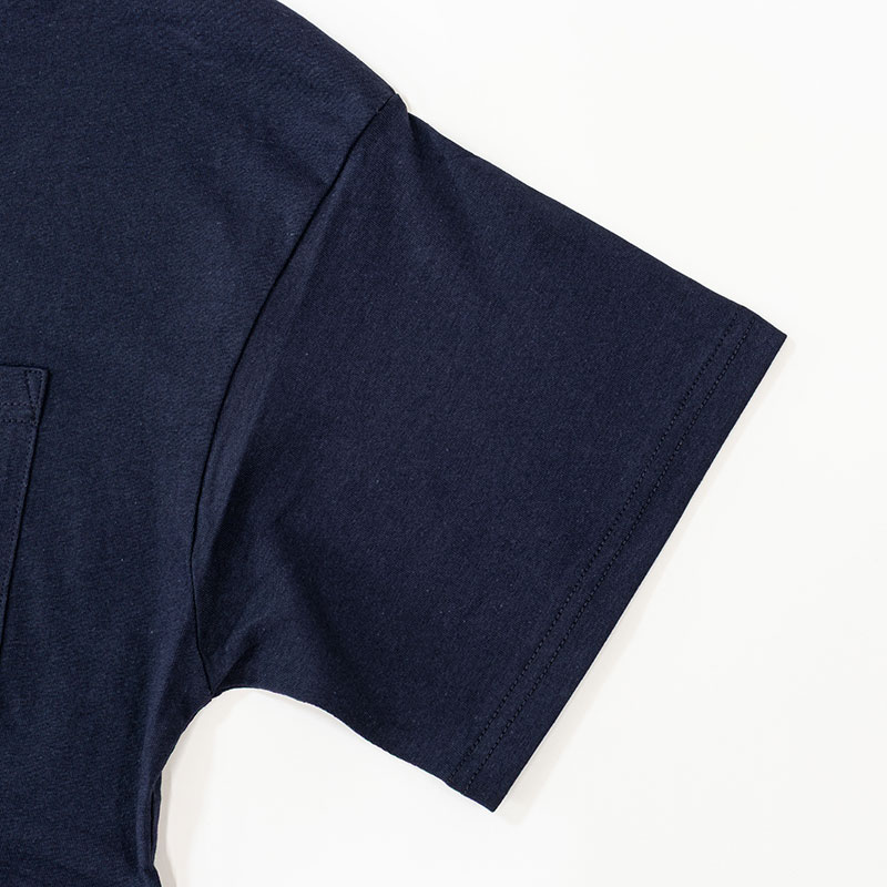 メンズ ポケット付きTシャツ 半袖 ネイビー