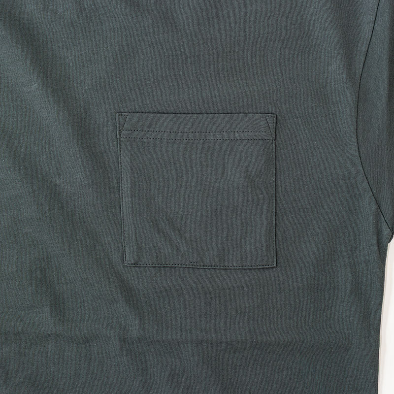 メンズ ポケット付きTシャツ 半袖 オリーブ