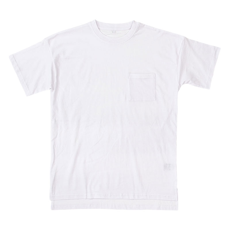 レディース ポケット付きTシャツ 半袖 ホワイト