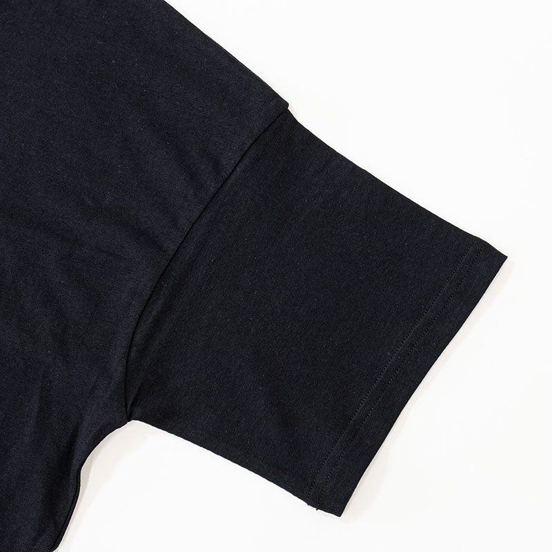 レディース ポケット付きTシャツ 半袖 ブラック