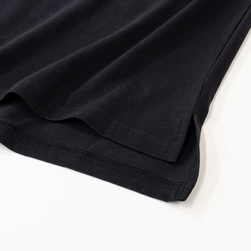 レディース ポケット付きTシャツ 半袖 ブラック