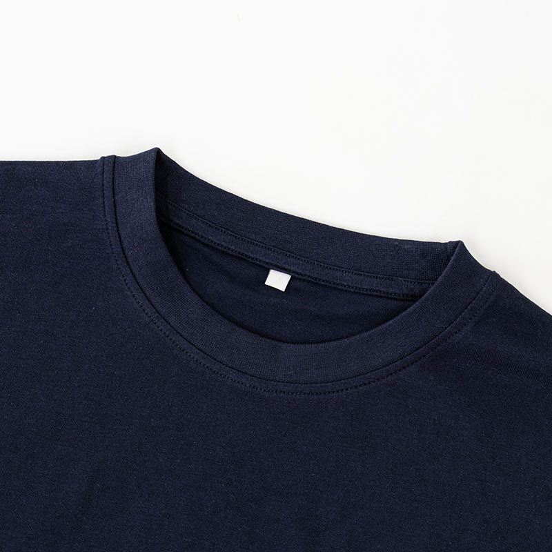 レディース ポケット付きTシャツ 半袖 ネイビー