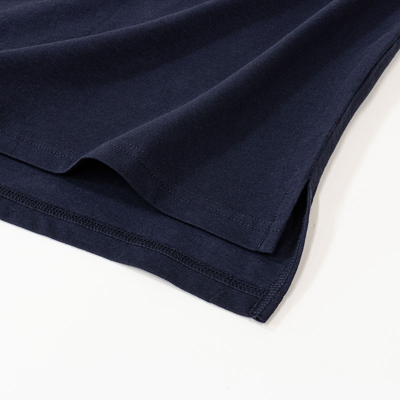 レディース ポケット付きTシャツ 半袖 ネイビー