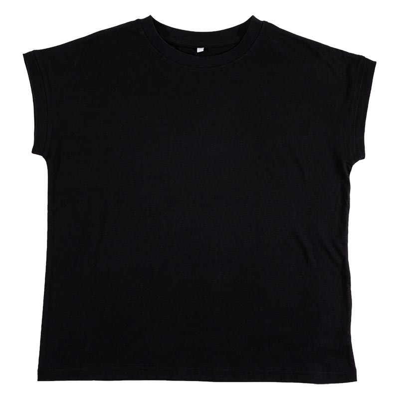 レディース フレンチスリーブTシャツ ブラック