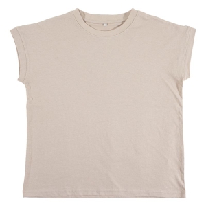 レディース フレンチスリーブTシャツ グレージュ