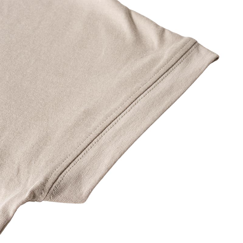 レディース フレンチスリーブTシャツ グレージュ