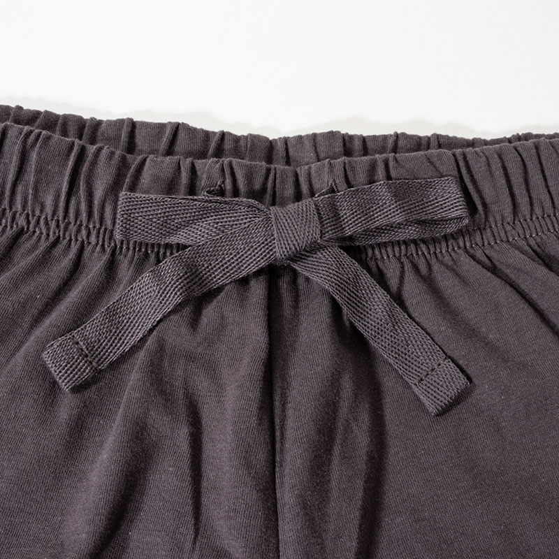 レディース 綿100% ルームセット 半袖 チャコール