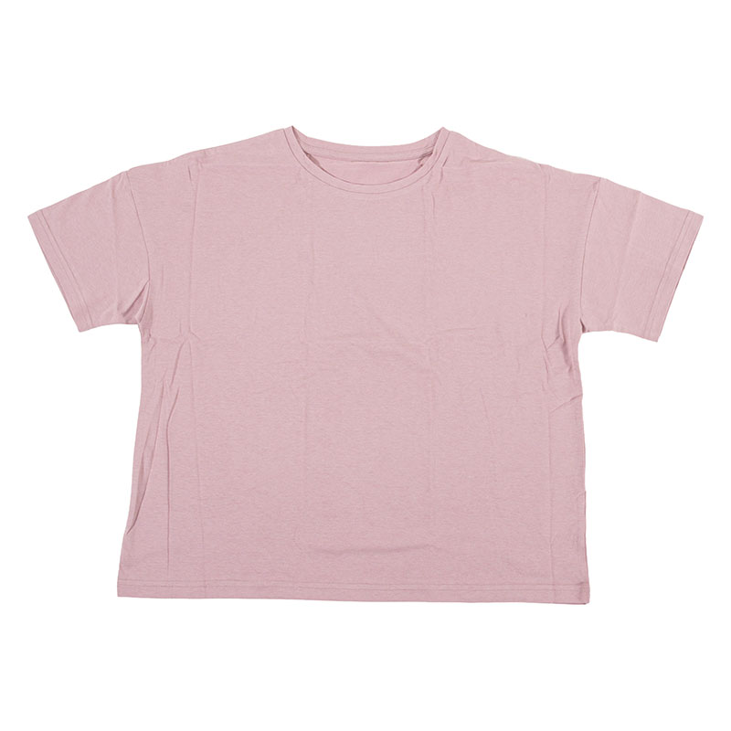 レディース 綿100% ルームセット 半袖 ローズ