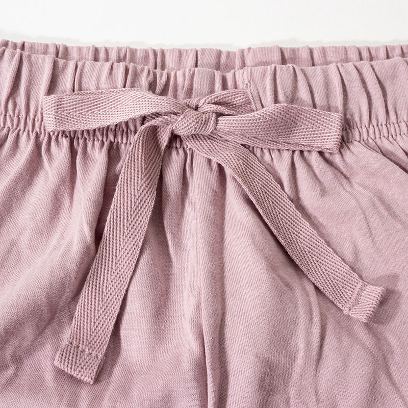 レディース 綿100% ルームセット 半袖 ローズ