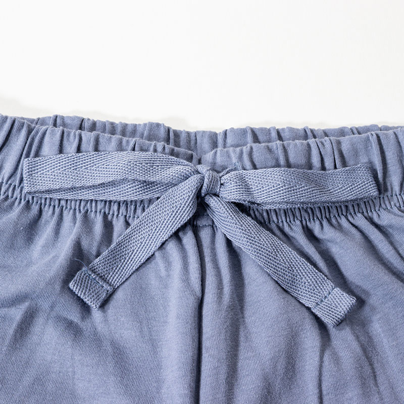 レディース 綿100% ルームセット 半袖 ブルー