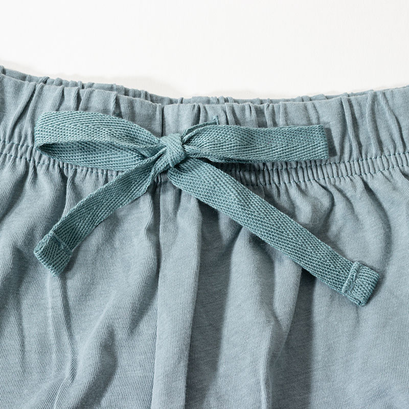 レディース 綿100% ルームセット 半袖 マルチグリーン