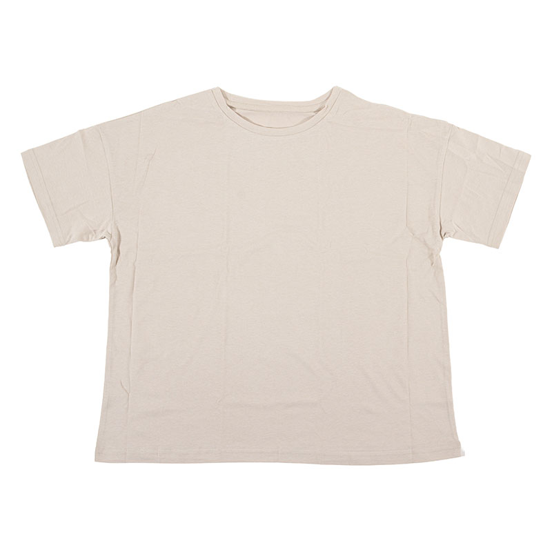 レディース 綿100% ルームセット 半袖 グレージュ