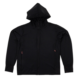 【お取り寄せ商品】レディース 冷感UVパーカー ブラック