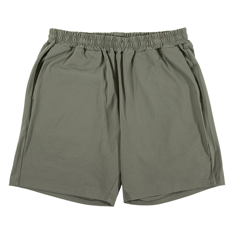 メンズ 多機能 ハーフパンツ カーキ