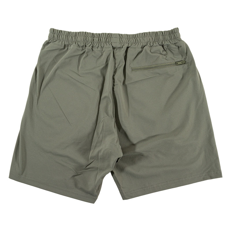 メンズ 多機能 ハーフパンツ カーキ