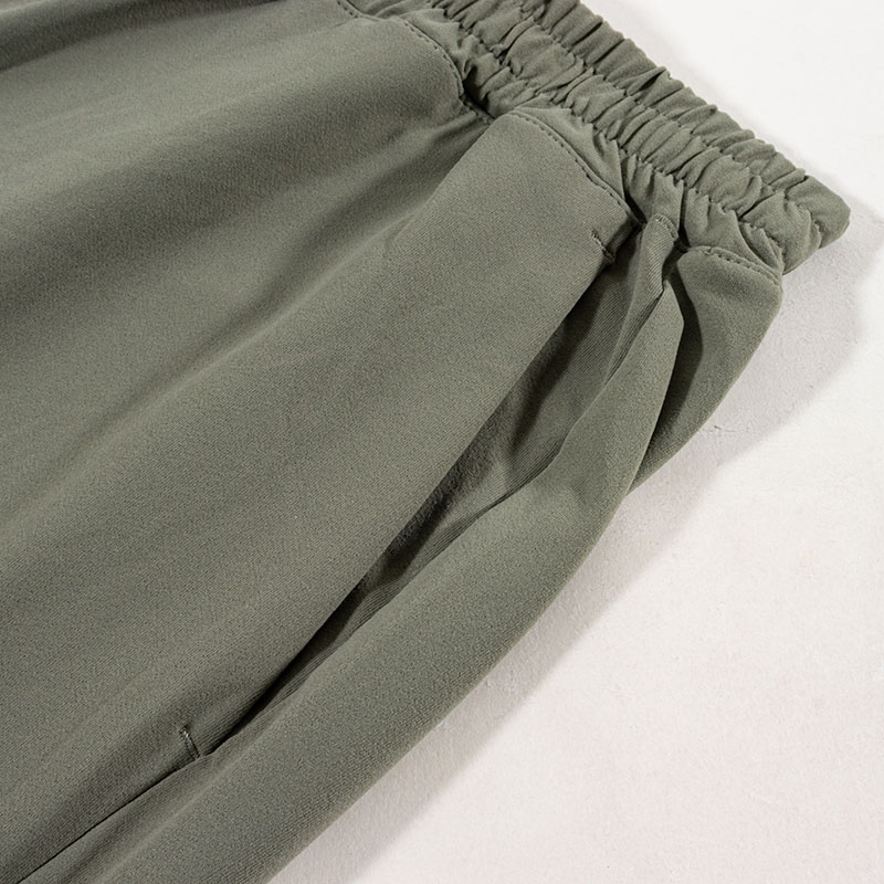 メンズ 多機能 ハーフパンツ カーキ