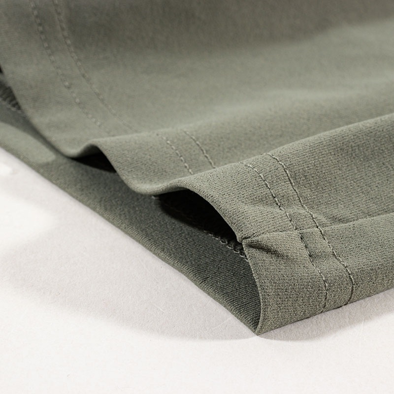 メンズ 多機能 ハーフパンツ カーキ