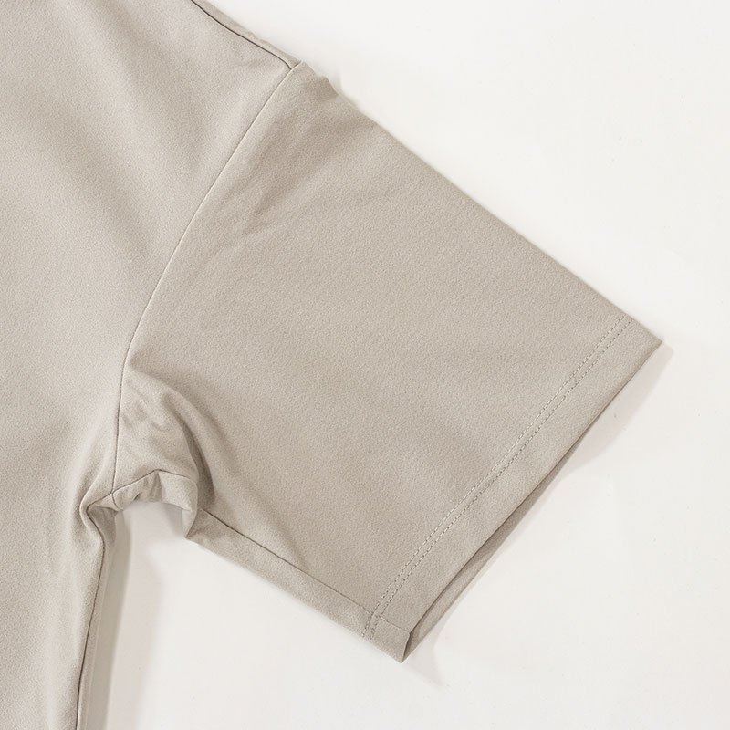 レディース 多機能 ワンピース グレージュ