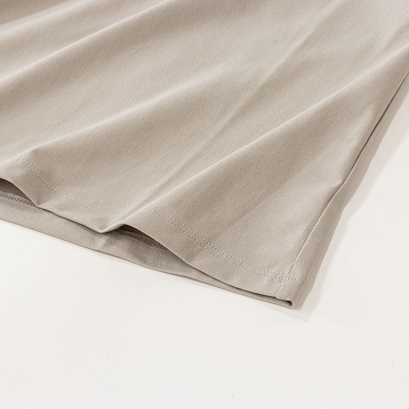 レディース 多機能 ワンピース グレージュ