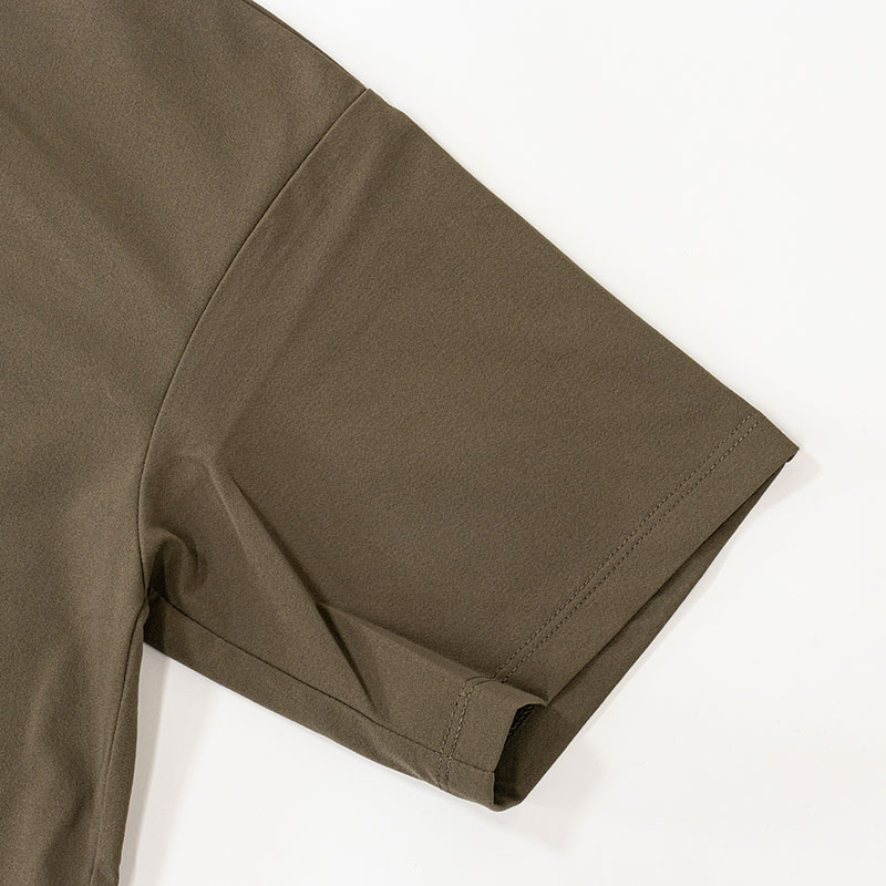 レディース 多機能 ワンピース カーキ