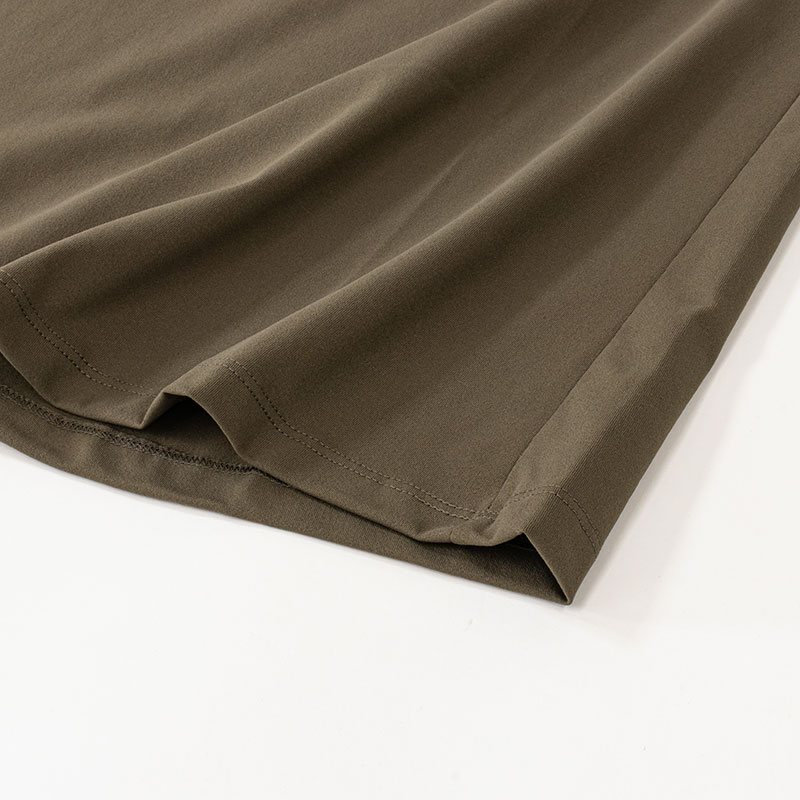 レディース 多機能 ワンピース カーキ