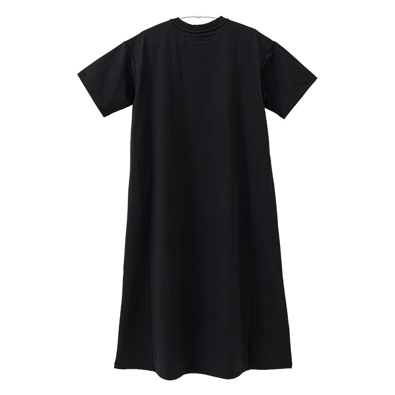 レディース 多機能 ワンピース ブラック