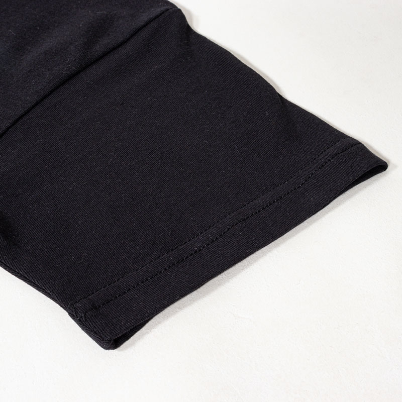 キッズ ポケット付きTシャツ 半袖 ブラック
