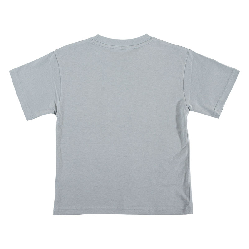 キッズ ポケット付きTシャツ 半袖 サックス