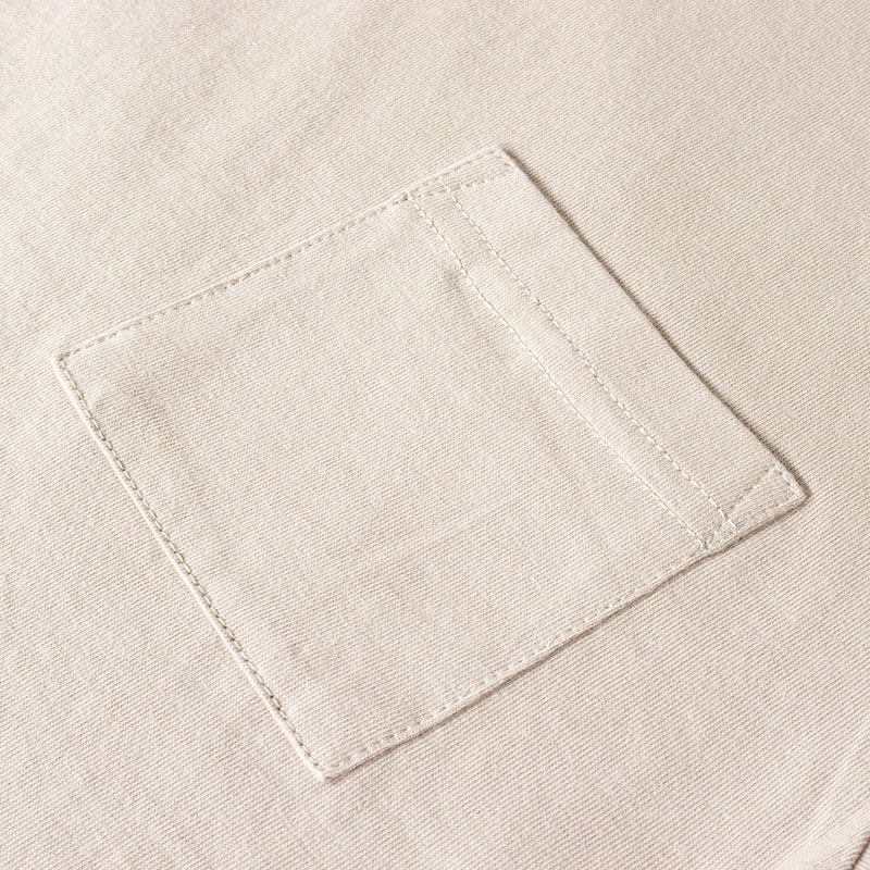 キッズ ポケット付きTシャツ 半袖 グレージュ