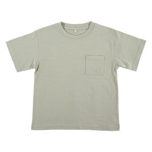 キッズ ポケット付きTシャツ 半袖 ミント 130cm