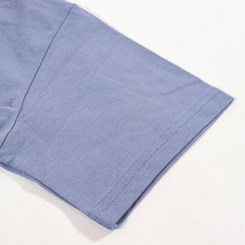 キッズ 綿100% ルームウェア 半袖 ブルー