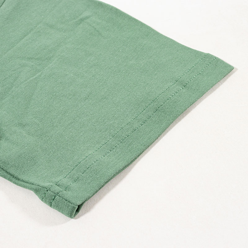 キッズ 綿100% ルームウェア 半袖 グリーン