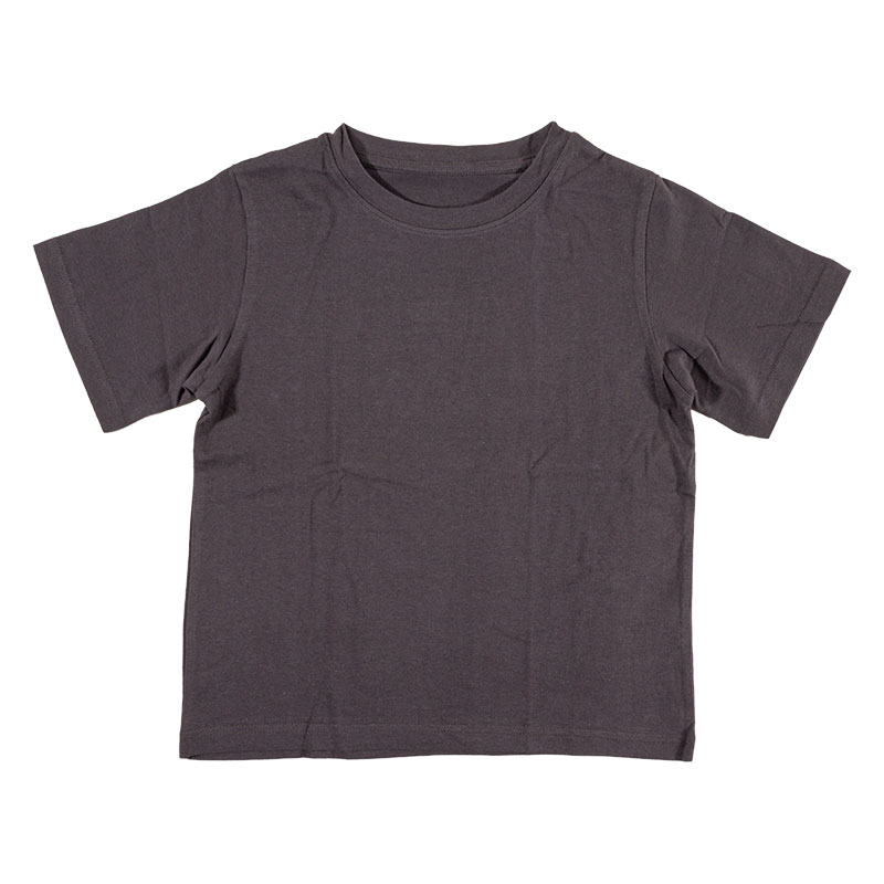 キッズ 綿100% ルームウェア 半袖 チャコール