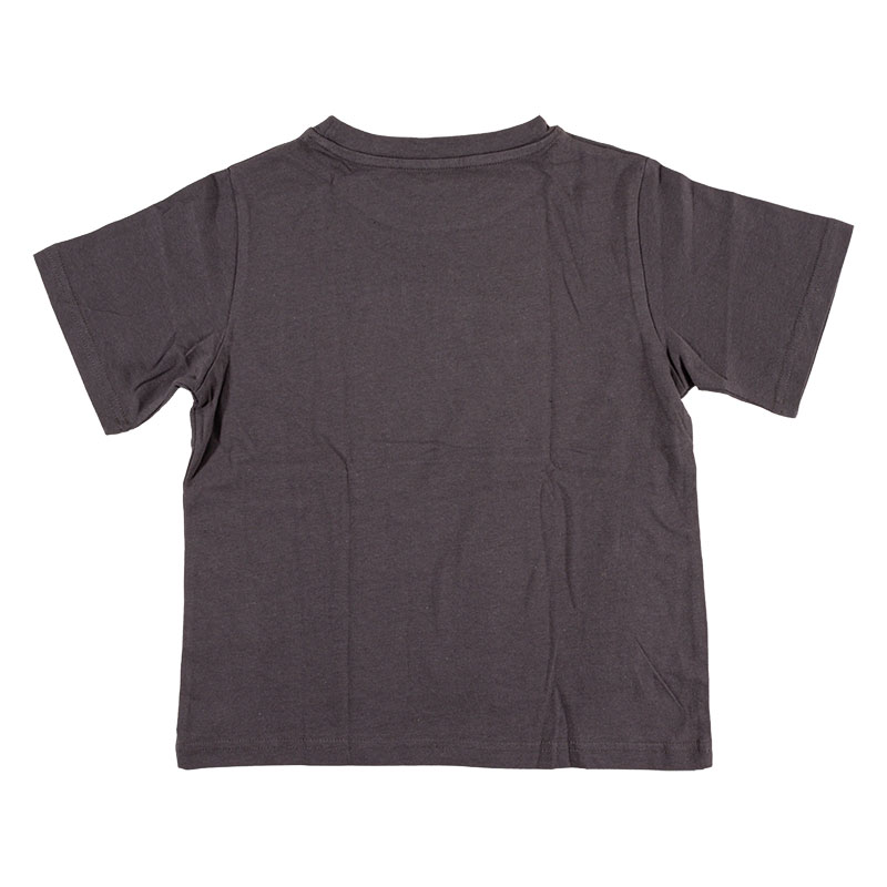 キッズ 綿100% ルームウェア 半袖 チャコール